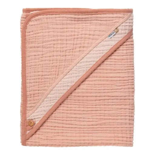 [03049-128] Badcape Tetra 75x85cm Pure Cotton Pink | Roze