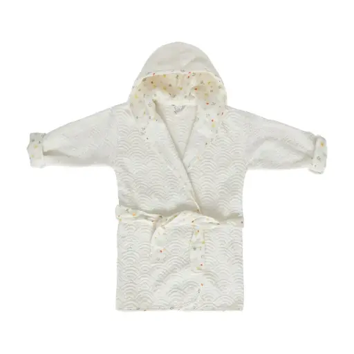 [03016-21] Badjas Bohemian Garden | Offwhite