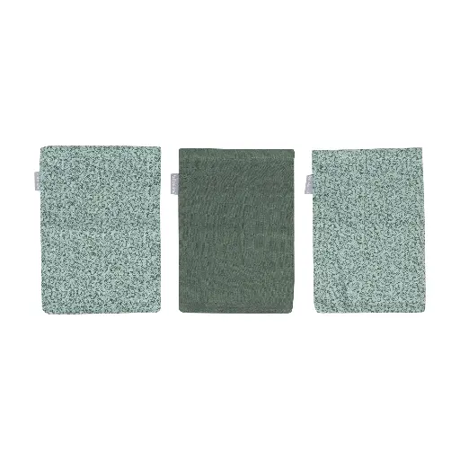 [03050-06] Washandjes Tetra 3 Stuks Sepp | Groen