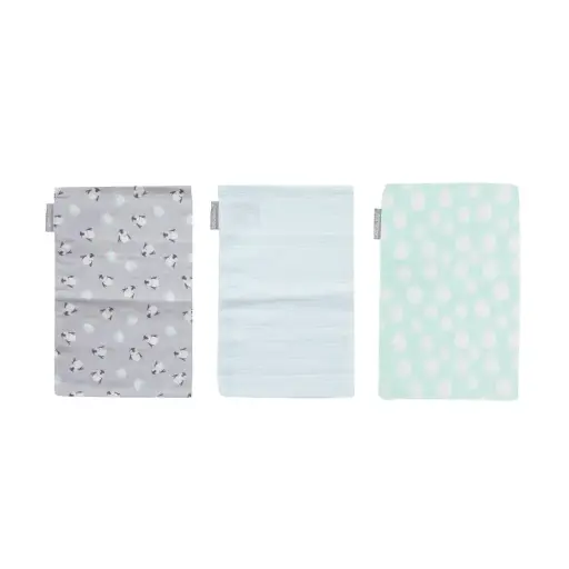 [03050-117] Washandjes Tetra 3 Stuks Lou-Lou | Meerkleurig