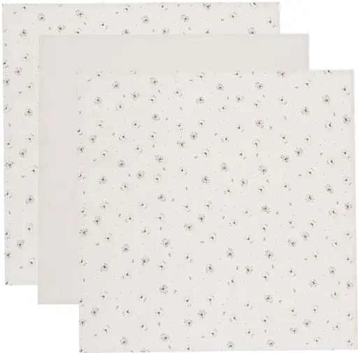 [03051-023] Doeken Tetra 3 Stuks 70x70cm Tiny Sheep | Ecru