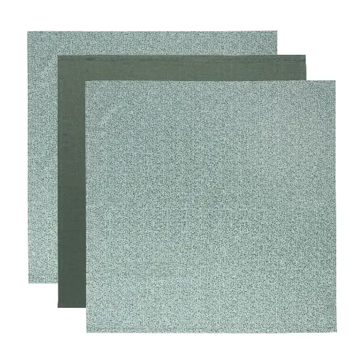 [03051-06] Doeken Tetra 3 Stuks 70x70cm Sepp | Groen