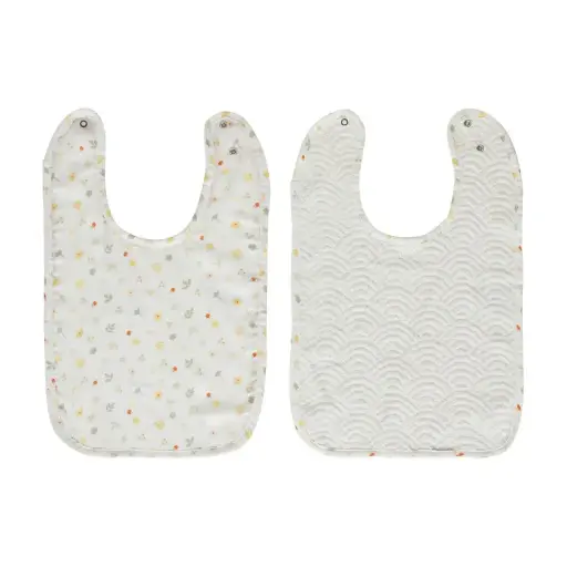 [03034-21] Slabben 2 Stuks Bohemian Garden | Offwhite
