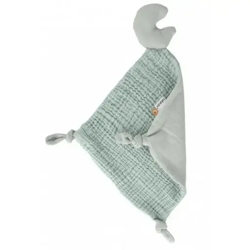 [03062-129] Knuffeldoekje Tetra Pure Cotton Green | Groen