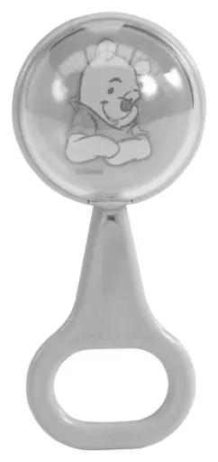 [06060-62] Hochet Pooh Bear Grey | Gris