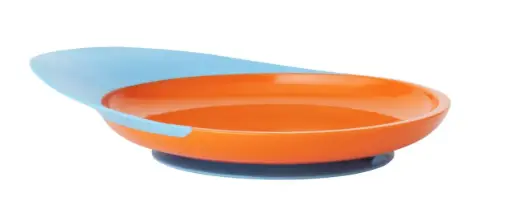 [02419-05] Eetbord Catch Plate | Oranje/Aqua