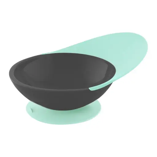 [02420-10] Eetkom Catch Bowl Grijs/Mint | Antraciet