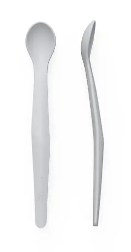 [10502-00] Lepels Silicone 2 Stuks Quiet Grey | Grijs