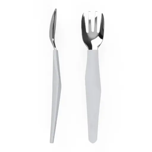 [10507-00] Couvert Acier inoxydable 2 Pieces Quiet Grey | Gris