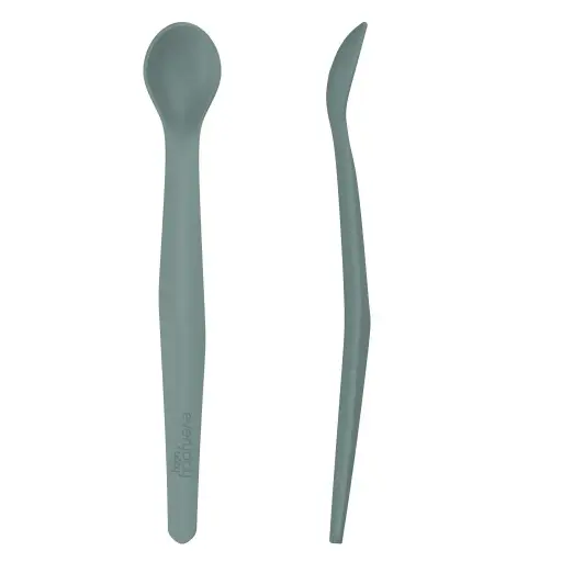 [10558-00] Lepels Silicone 2 Stuks Harmony Green | Groen