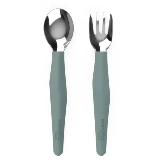 [10559-00] Bestek Roestvrij Staal 2 Stuks Harmony Green | Groen