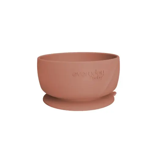 [10513-00] Kom Zuignap Silicone Nature Red | Rood
