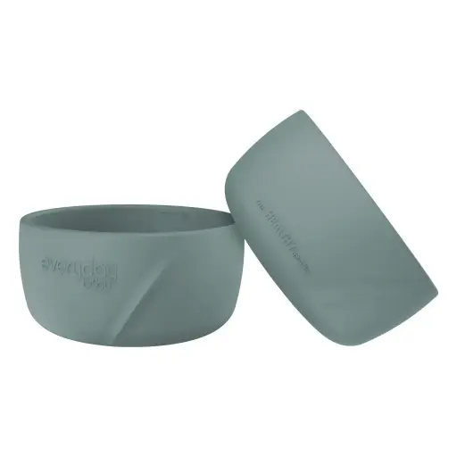 [10541-00] Baby Kom Silicone 2 Stuks Harmony Green | Groen