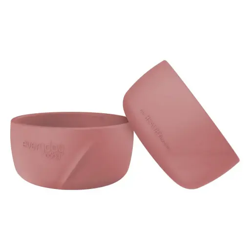 [10543-00] Baby Kom Silicone 2 Stuks Nature Red | Rood