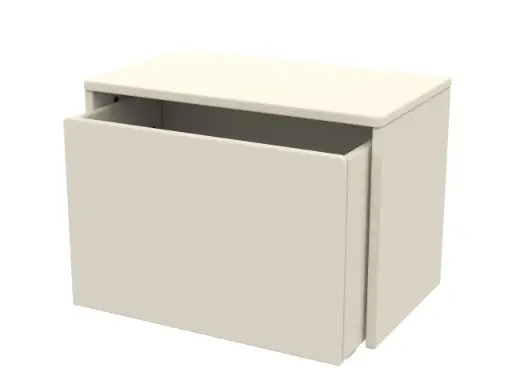 [10048-102] Opbergbank Dots Cream | Ecru