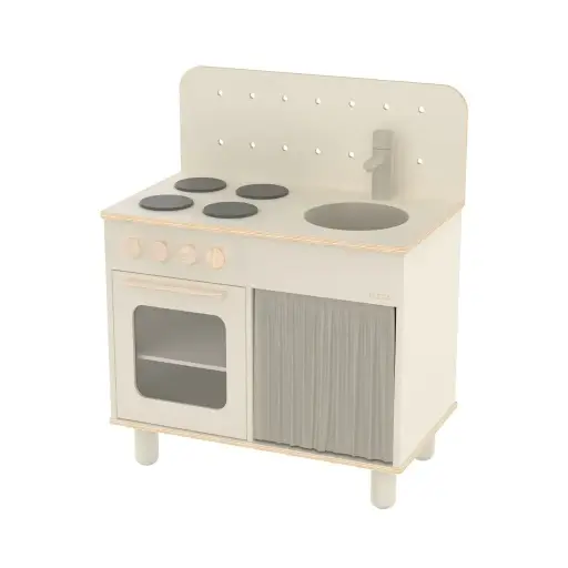 [17100-102] Houten Keuken Cream | Ecru