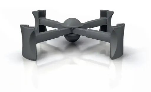 [02147-16] Stoelverhoger Kaboost Charcoal | Antraciet