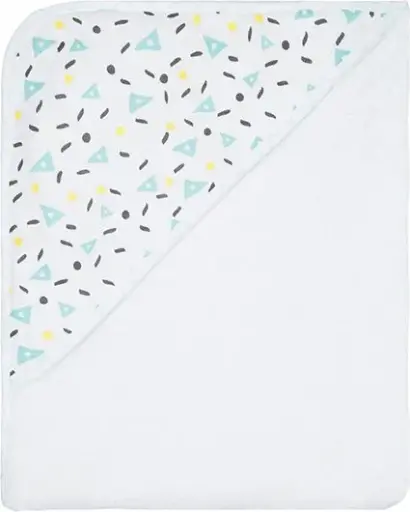 [0L010-15] Badcape 75x85cm Shapes Mint | Mint
