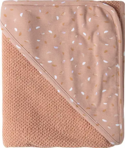 [0L010-32] Badcape 75x85cm Half Moon | Roze