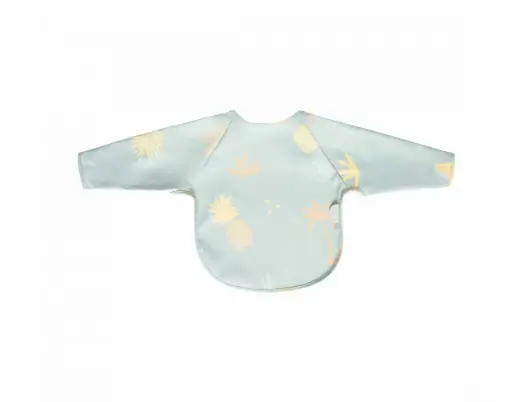 [0L058-23] Slab Lange Mouwen Tropical Island | Meerkleurig
