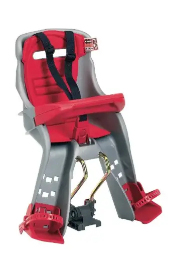 [07752-05] Fietsstoel Orion Grey/Red | Grijs/Rood