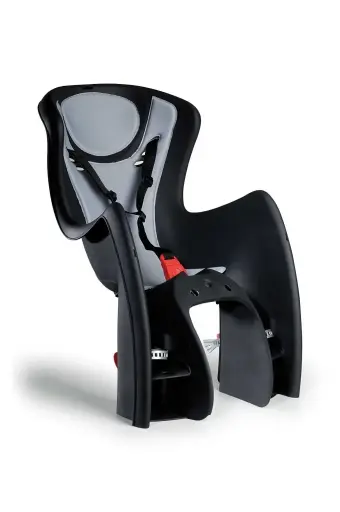 [07757-16] Fietsstoel Baby Shield Black/Dark Grey | Zwart/Grijs