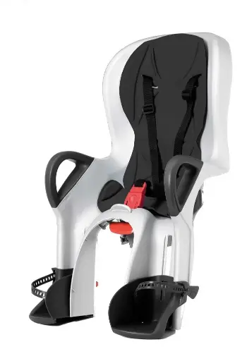 [07756-01] Fietsstoel 10+ White/Black | Wit/Zwart