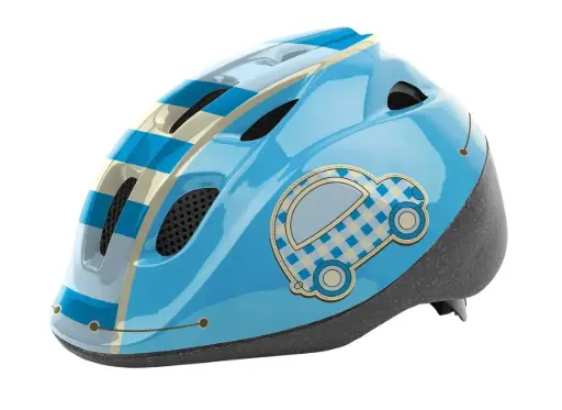 [07775-03] Fietshelm Car | Blauw
