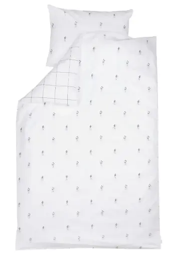 [01152-140] Dekbedovertrek 100x140cm Mickey | Wit/Zwart