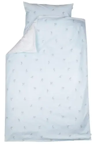 [01152-141] Dekbedovertrek 100x140cm Bambi | Blauw