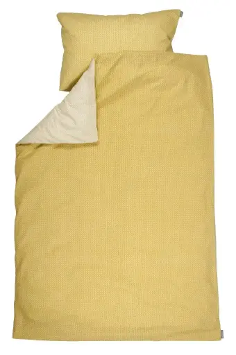 [01158-213] Dekbedovertrek 140x200cm Yellow Metrics | Geel