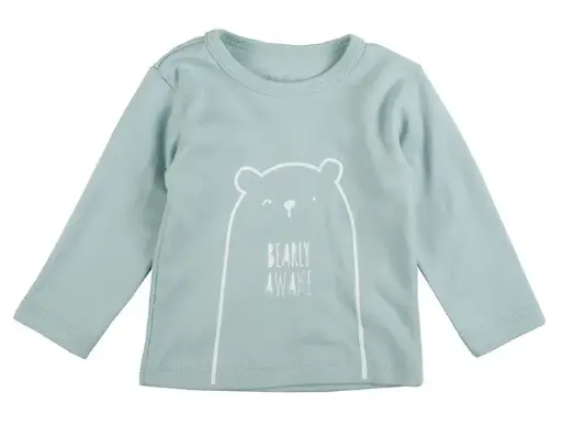 T-Shirt Bearly Awake Old Green | Groen