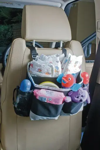 [07821-00] Back Seat Storage Organiser | Zwart