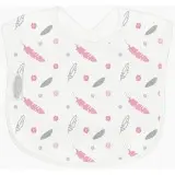 [01631-06] Slab Junior Jersey Feathers Pink | Wit/Roze