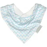 [01639-03] Bandana Slab Jersey Chevron Blue | Blauw
