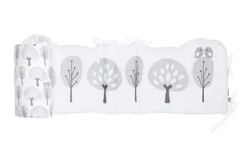 [01450-300] Tour de lit/parc Forest | Blanc/Gris