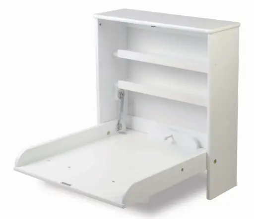 [00216-13] Verzorgingstafel Wandbevestiging Murielle White | Wit