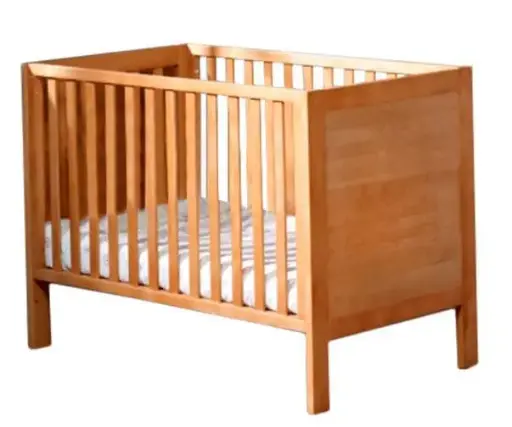 [00203-22P] Bed 60x120cm Met Paneel Loft Natural