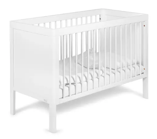 [00210-83] Bed 60x120cm Lukas White | Wit