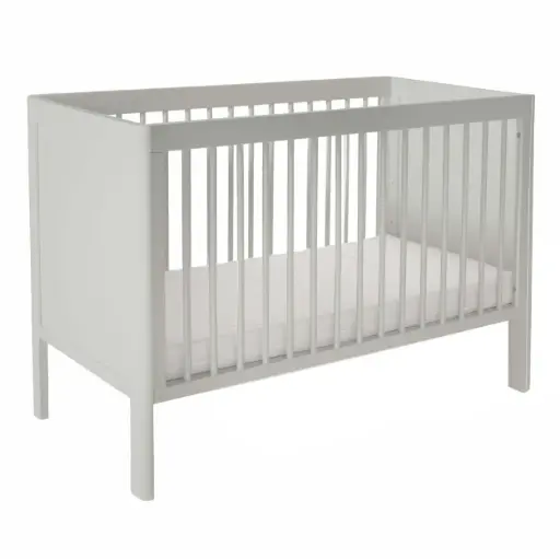 [00210-87] Bed 60x120cm Lukas Soft Grey | Grijs