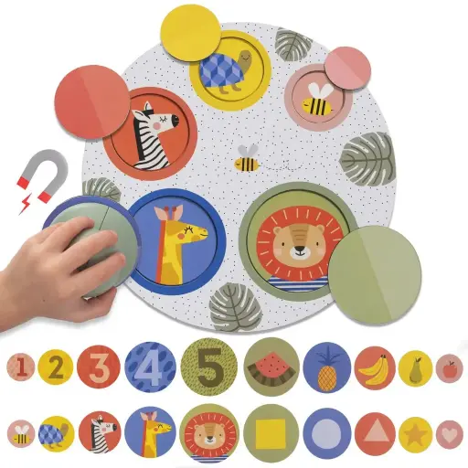 [12885-TAF] Magnetic Peek-A-Boo Puzzle