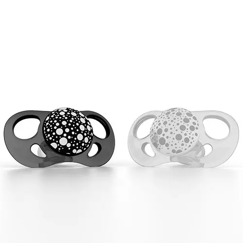 [78092-00] Fopspenen 6+m Black/White | Zwart/Wit