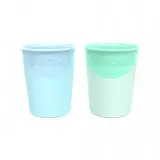 [78115-00] Beker 170ml 2 Stuks Pastel Blue/Green | Blauw/Groen
