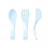 [78200-00] Bestek 3 Stuks Pastel Blue | Blauw