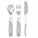 [78217-00] Bestek Staal 3 Stuks White | Wit