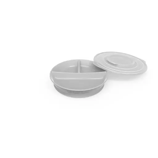 [78174-00] Bord Met Vakken Pastel Grey | Grijs