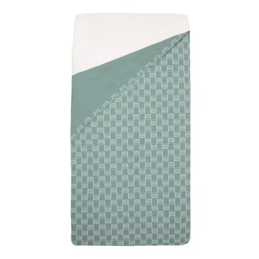[01206-705] Tuck-Inn Laken 40x80cm Sticky Stripes | Groen