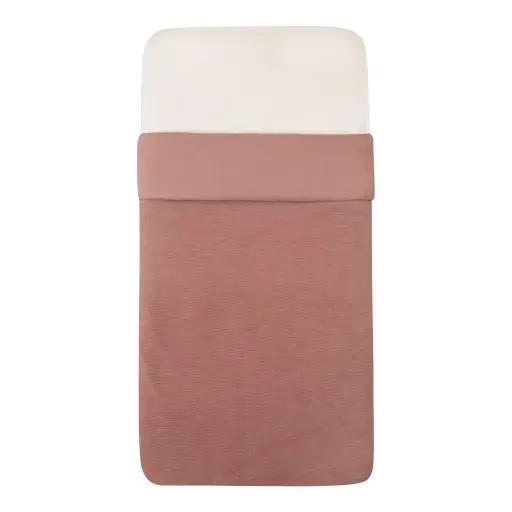 [01312-718] Tuck-Inn Deken 40x80cm Velvet Rib Dusty Pink | Roze