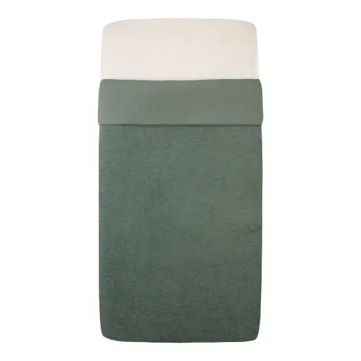 [01312-720] Tuck-Inn Deken 40x80cm Velvet Rib Forest Green | Groen