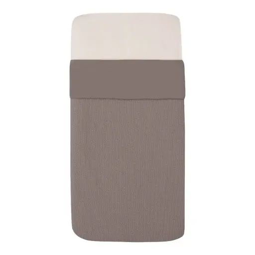 [01313-706] Tuck-Inn Deken 40x80cm Waves Warm Grey | Grijs